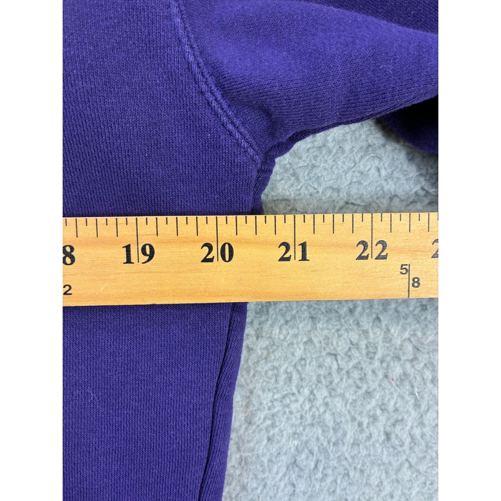Gear NYU New York University Crewneck Sweatshirt Mens S Purple Collegiate Prep - Picture 4 of 11